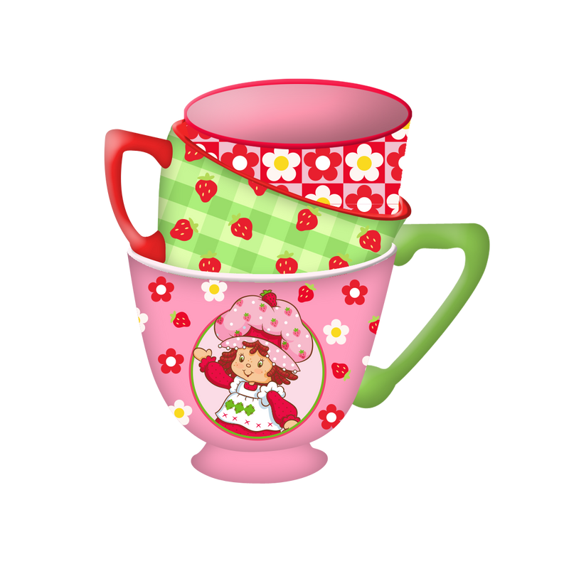 Chargez l'image dans la visionneuse de la galerie, Strawberry Shortcake Picnic Floral Ceramic 3D Sculpted Mug
