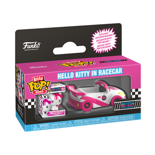 Funko Bitty POP! Rides: Sanrio - Hello Kitty in Racecar Vinyl Figure
