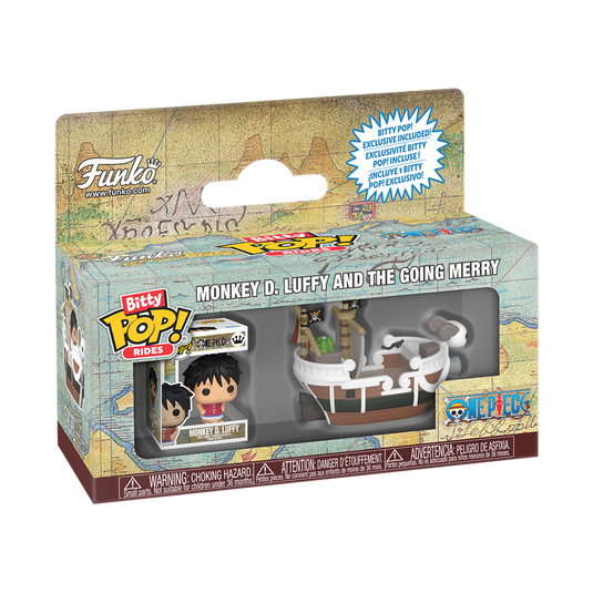 Funko Bitty POP! Rides: One Piece - Monkey D. Luffy and the Going Merry Vinyl Figure