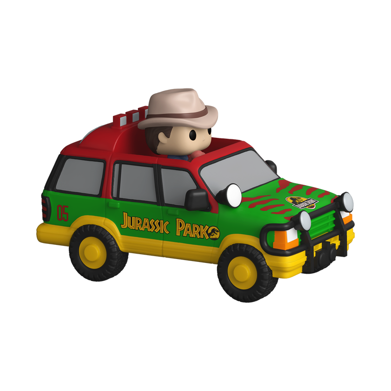 Load image into Gallery viewer, Funko Bitty POP! Rides: Jurassic Park - Dr. Alan Grant and Jurassic SUV Vinyl Figure
