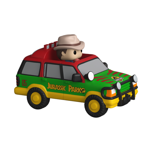 Funko Bitty POP! Rides: Jurassic Park - Dr. Alan Grant and Jurassic SUV Vinyl Figure