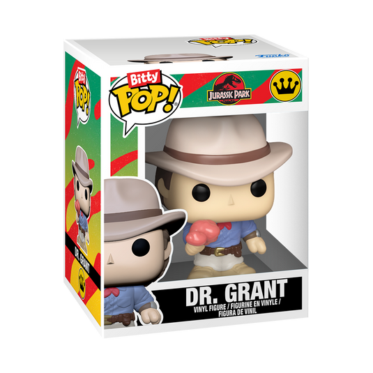 Funko Bitty POP! Rides: Jurassic Park - Dr. Alan Grant and Jurassic SUV Vinyl Figure