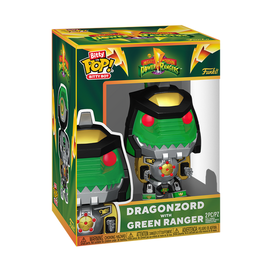 Funko Bitty POP! Bitty Bot: Power Rangers - Dragonzord with Green Ranger Vinyl Figure