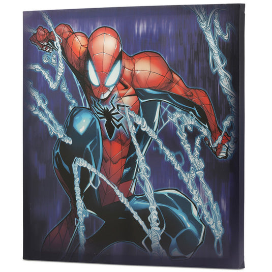 Open Road Brands Marvel -  Spider-Man - Web Slinging Spider-Man Canvas Wall Decor