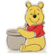 Disney: Winnie the Pooh - Winnie the Pooh With "Hunny" Pot Tabletop Wood Decor