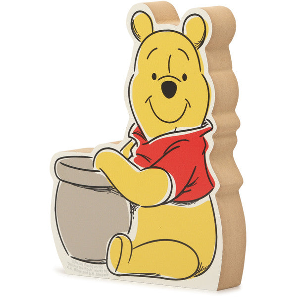 Cargue la imagen en el visor de la galería, Open Road Brands Disney: Winnie the Pooh - Winnie the Pooh With &quot;Hunny&quot; Pot Tabletop Wood Decor
