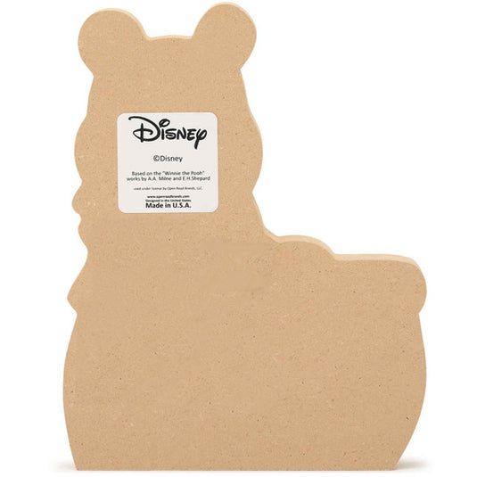 Open Road Brands Disney: Winnie the Pooh - Winnie the Pooh With "Hunny" Pot Tabletop Wood Decor