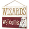 Harry Potter - Hedwig Wizards Welcome Hanging Wood Wall Decor