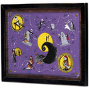 The Nightmare Before Christmas Halloween Town Map Framed Canvas Wall Decor