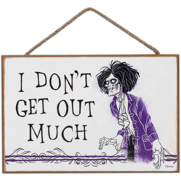 Hocus Pocus I Don't Get Out Much Billy Butcherson Hanging Wood Wall Decor