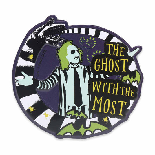 Open Road Brands Warner Brothers Beetlejuice Ghost with the Most Metal Magnet