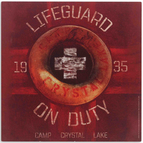 Cargue la imagen en el visor de la galería, Warner Bros. Friday the 13th Lifeguard On Duty Wood Wall Decor
