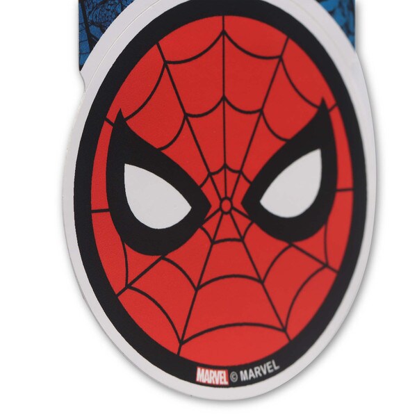 Cargue la imagen en el visor de la galería, Open Road Brands: Marvel Spider-Man Face Round Adhesive Decal
