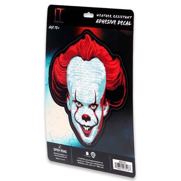 Cargue la imagen en el visor de la galería, Open Road Brands: Warner Bros. IT Pennywise Adhesive Decal
