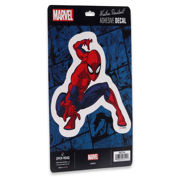 Cargue la imagen en el visor de la galería, Open Road Brands: Marvel Spider-Man Web Shooting Adhesive Decal
