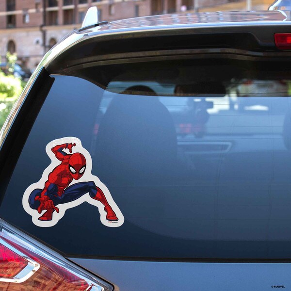 Cargue la imagen en el visor de la galería, Open Road Brands: Marvel Spider-Man Web Shooting Adhesive Decal
