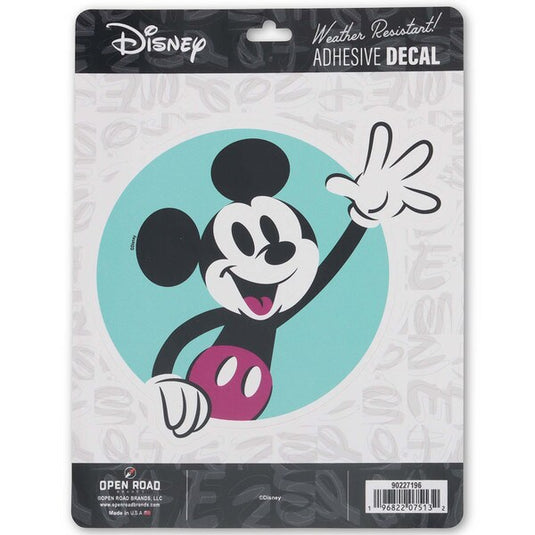 Open Road Brands: Disney Mickey Mouse Waving Adhesive Decal