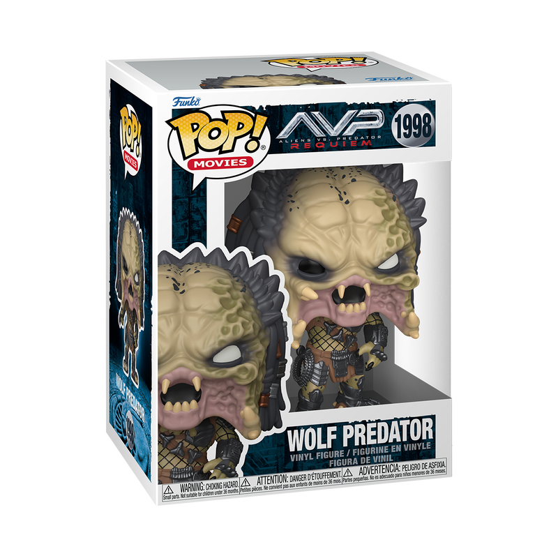 Funko POP! Movies: Alien vs Predator - Wolf Predator Vinyl Figure ...