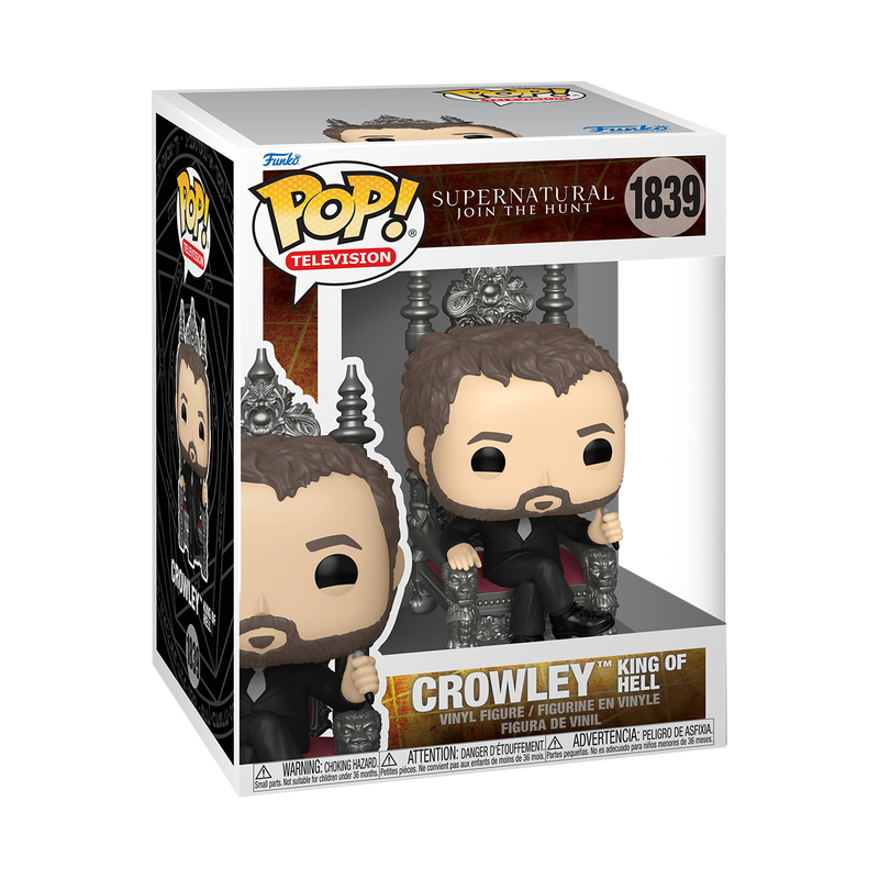 Load image into Gallery viewer, Funko POP! TV: Supernatural Join the Hunt - Premium Crowley King of Hell Vinyl Figure
