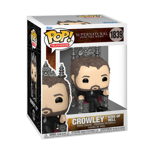 Funko POP! TV: Supernatural Join the Hunt - Premium Crowley King of Hell Vinyl Figure
