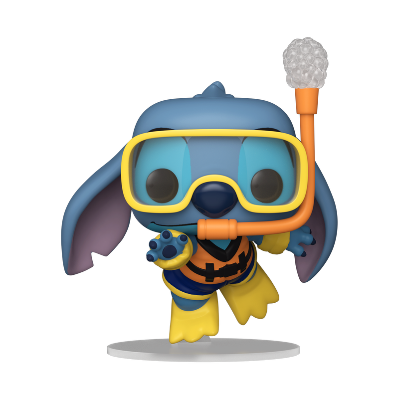 Cargue la imagen en el visor de la galería, Funko Pop! Disney Lilo &amp; Stitch - Snorkeling Stitch Vinyl Figure

