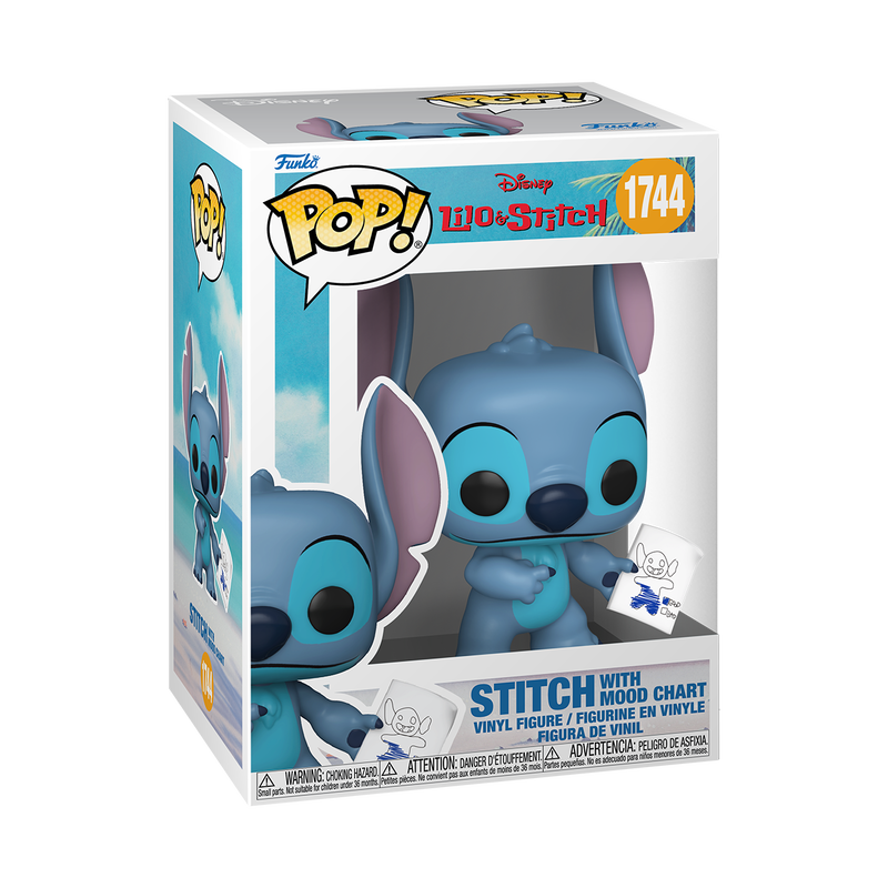 Load image into Gallery viewer, Funko Pop! Disney: Lilo &amp; Stitch - Stitch with Mood Chart Vinyl Figure
