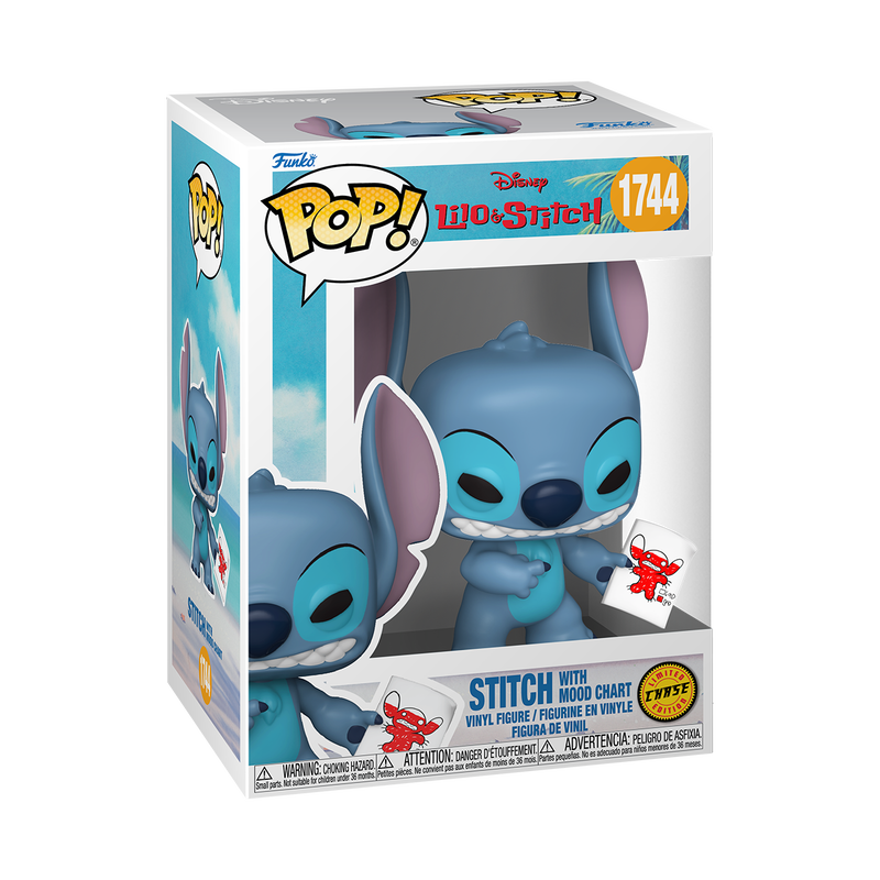 Load image into Gallery viewer, Funko Pop! Disney: Lilo &amp; Stitch - Stitch with Mood Chart Vinyl Figure
