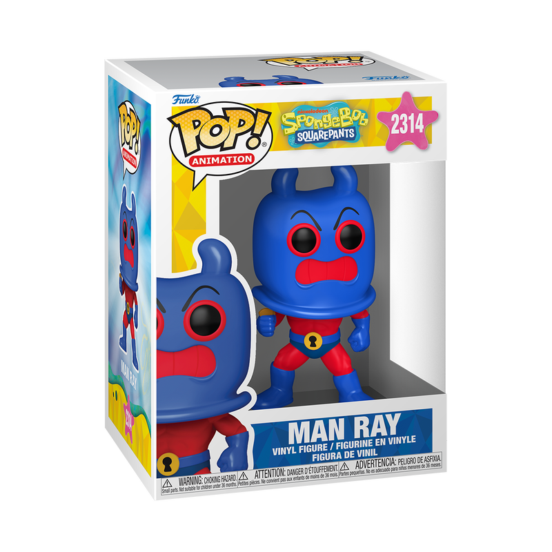 Load image into Gallery viewer, Funko POP! Animation: SpongeBob Squarepants - Man Ray Vinyl Figure
