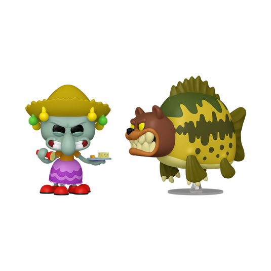 Funko Pop! Animation Nickelodeon SpongeBob Squarepants - Squidward & Sea Bear 2-Pack Vinyl Figure