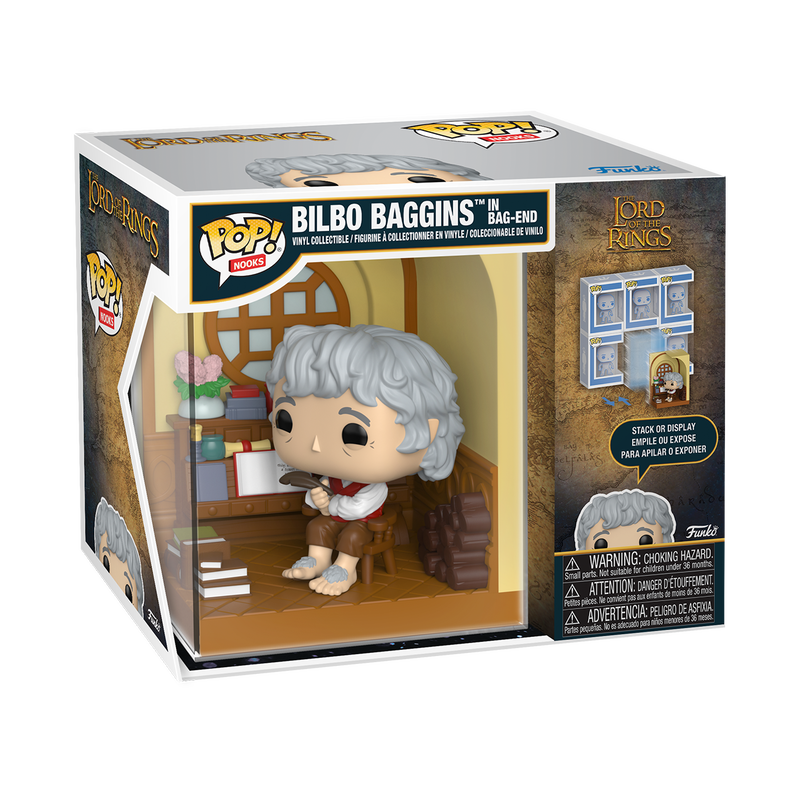 Cargue la imagen en el visor de la galería, Funko POP! Nooks: The Lord of the Rings - Bilbo Baggins in Bag-End Vinyl Figures
