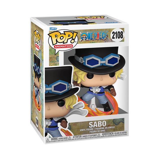 Funko POP! Animation: One Piece - Sabo Attacking with Pipe Vinyl Figure