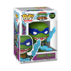Funko POP Animation: Teenage Mutant Ninja Turtles - Leonardo x Godzilla Vinyl Figure
