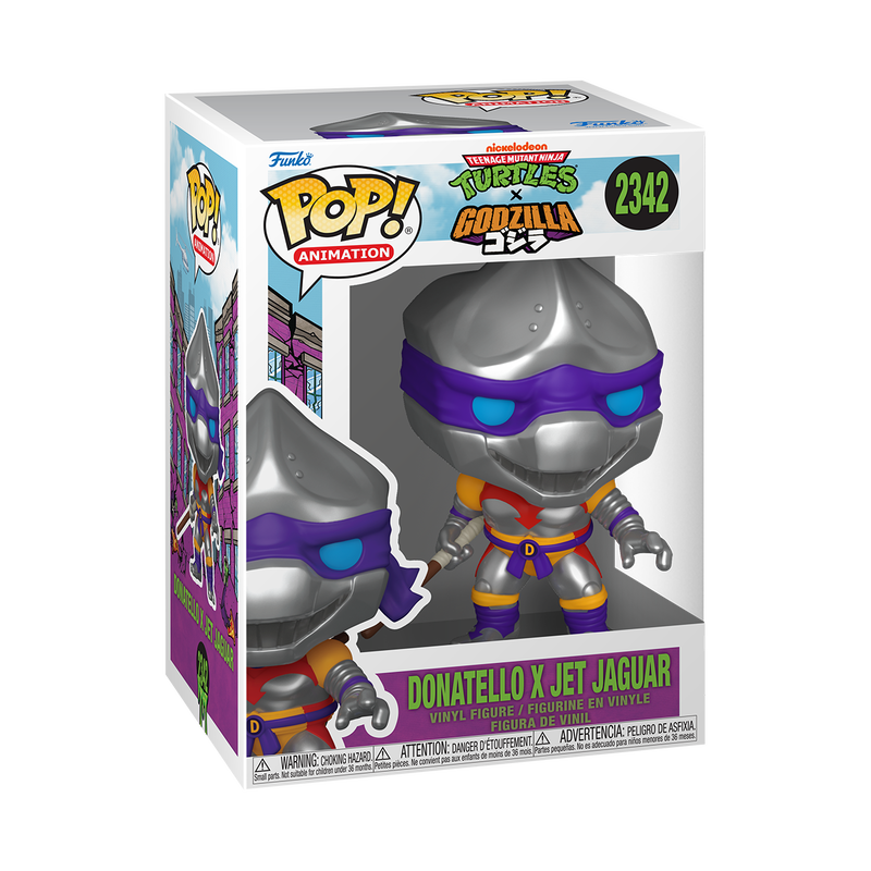 Load image into Gallery viewer, Funko POP Animation: Teenage Mutant Ninja Turtles - Donatello x Jet Jaguar Vinyl Figure
