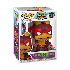 Funko POP Animation: Teenage Mutant Ninja Turtles - Raphael x Rodan Vinyl Figure