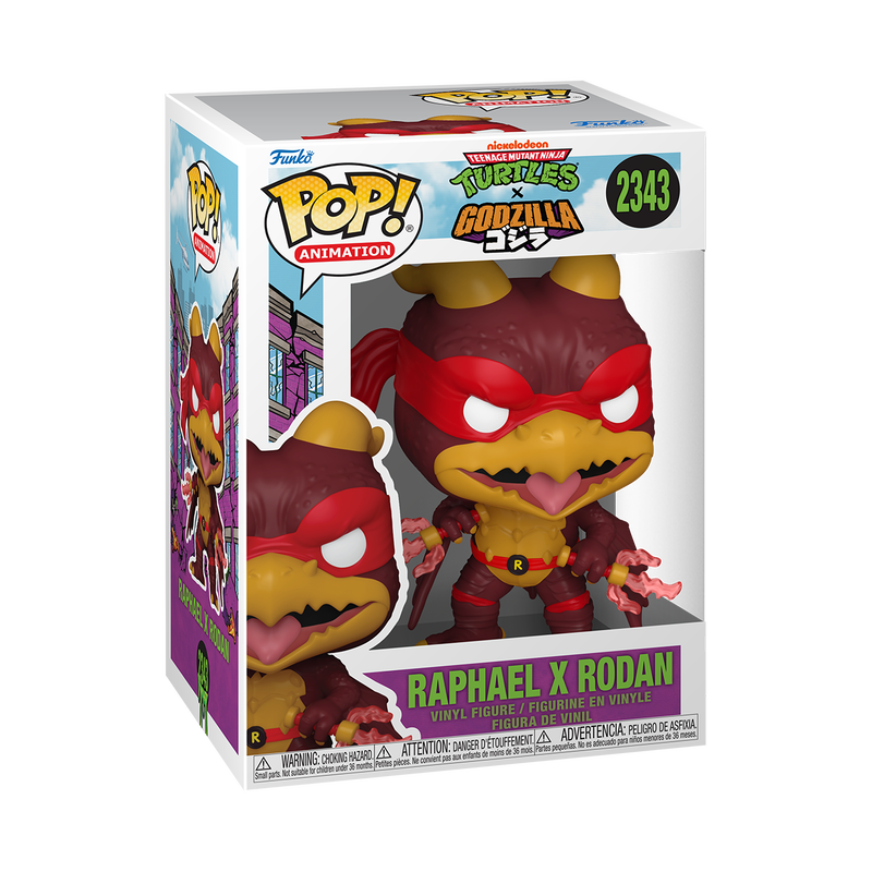 Chargez l'image dans la visionneuse de la galerie, Funko POP Animation: Teenage Mutant Ninja Turtles - Raphael x Rodan Vinyl Figure
