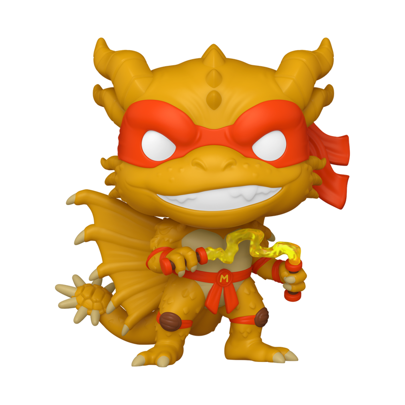 Chargez l'image dans la visionneuse de la galerie, Funko POP Animation: Teenage Mutant Ninja Turtles - Michelangelo x King Ghidorah Vinyl Figure
