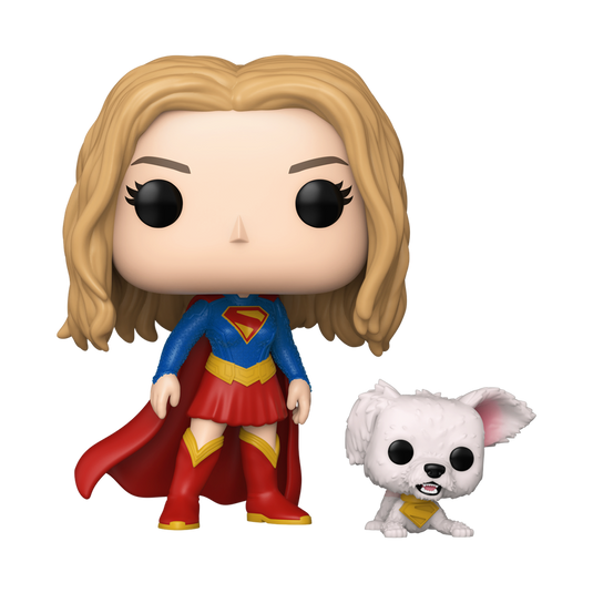 Funko POP! & Buddy: DC Comics - Supergirl with Puppy Krypto Vinyl Figure