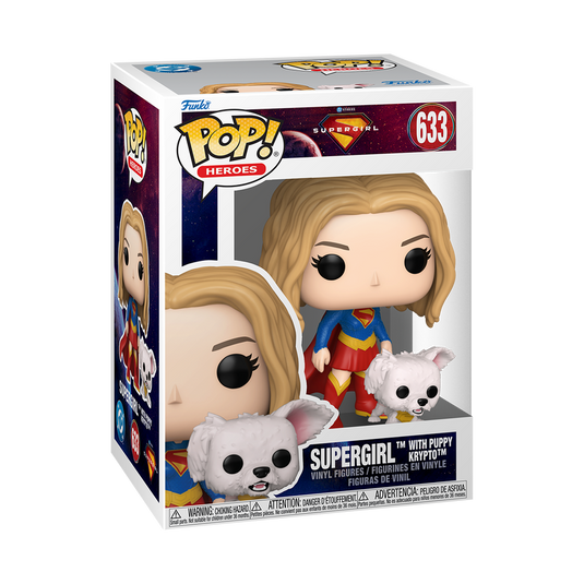 Funko POP! & Buddy: DC Comics - Supergirl with Puppy Krypto Vinyl Figure
