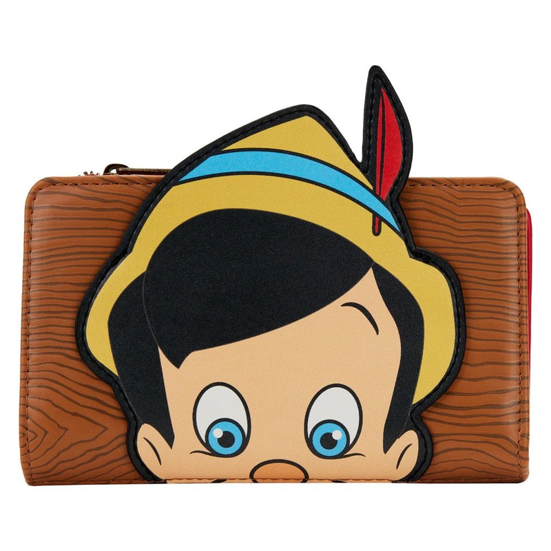 Chargez l&#39;image dans la visionneuse de la galerie, Loungefly Disney Pinocchio - Peeking Flap Wallet
