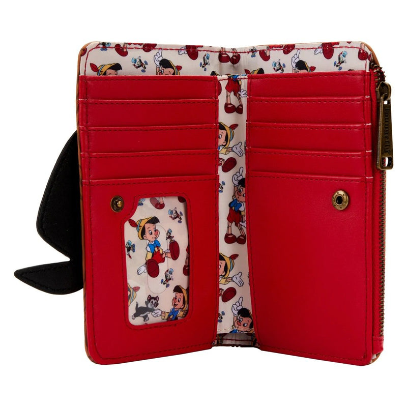 Chargez l&#39;image dans la visionneuse de la galerie, Loungefly Disney Pinocchio - Peeking Flap Wallet
