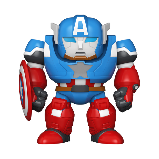 Funko Bitty POP! Bitty Bot: Marvel - Captain America Mech with Captain America Vinyl Figure