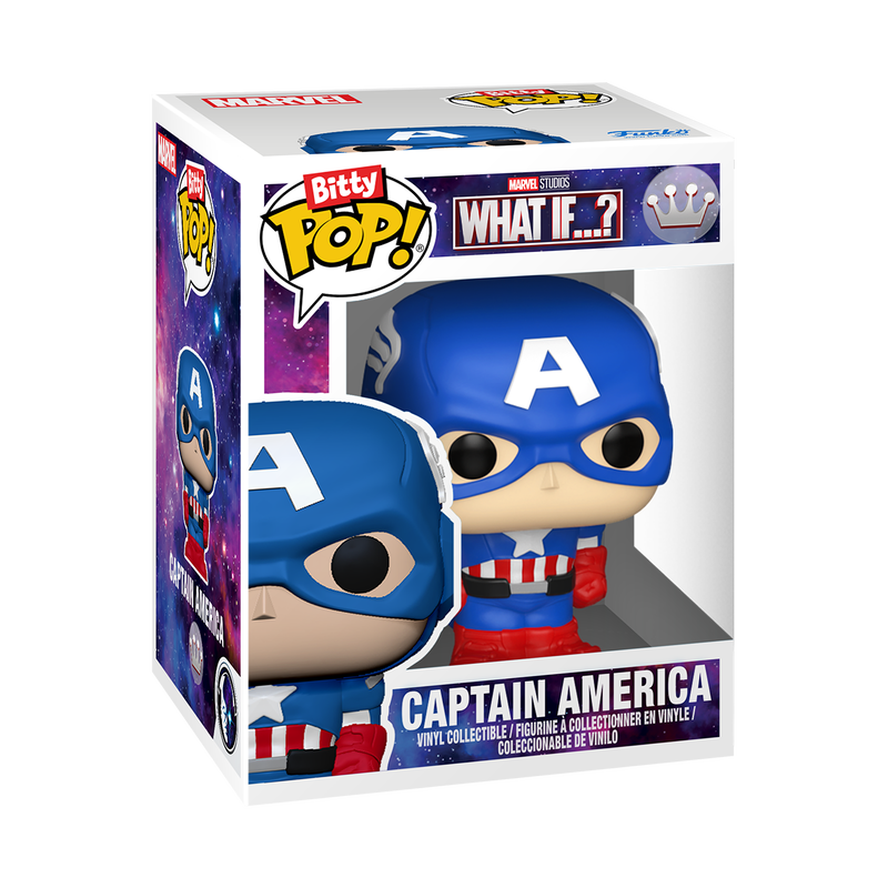 Load image into Gallery viewer, Funko Bitty POP! Bitty Bot: Marvel - Captain America Mech with Captain America Vinyl Figure
