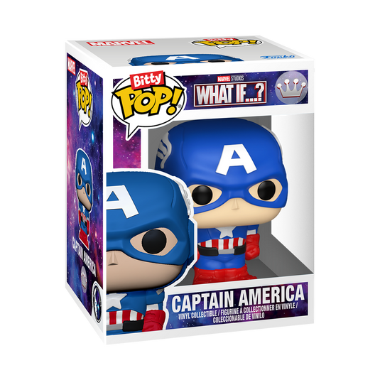 Funko Bitty POP! Bitty Bot: Marvel - Captain America Mech with Captain America Vinyl Figure