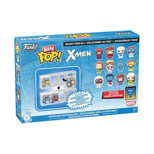 Funko Bitty POP!: Marvel - X-Men Characters 4 Pack vinyl Figure