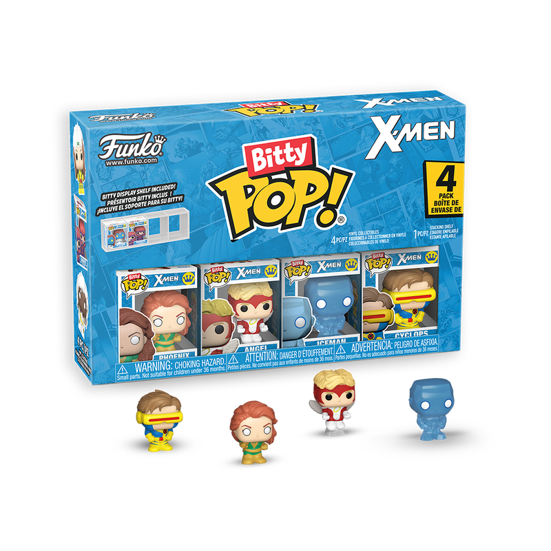Chargez l'image dans la visionneuse de la galerie, Funko Bitty POP!: Marvel - X-Men Characters 4 Pack vinyl Figure
