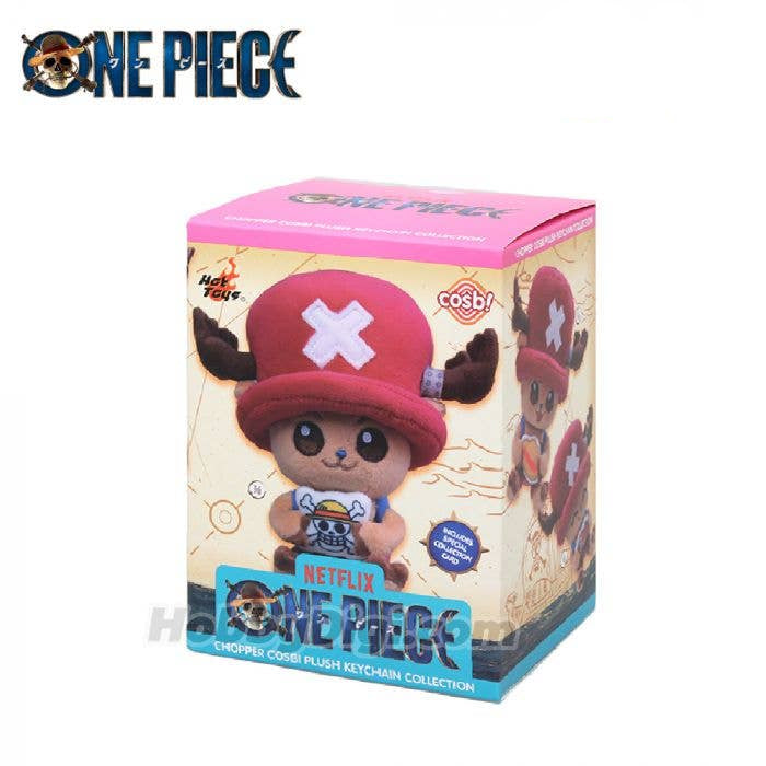 Load image into Gallery viewer, Hot Toys Cosbi One Piece Chopper 1Pc Plush Keychain
