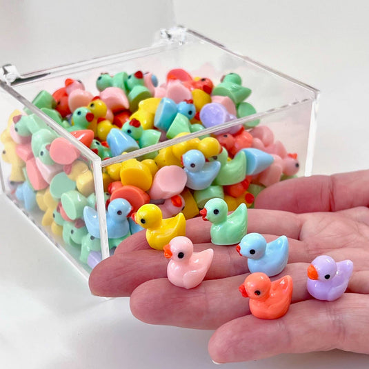 BCmini Little Colorful Ducks Miniature Figurines