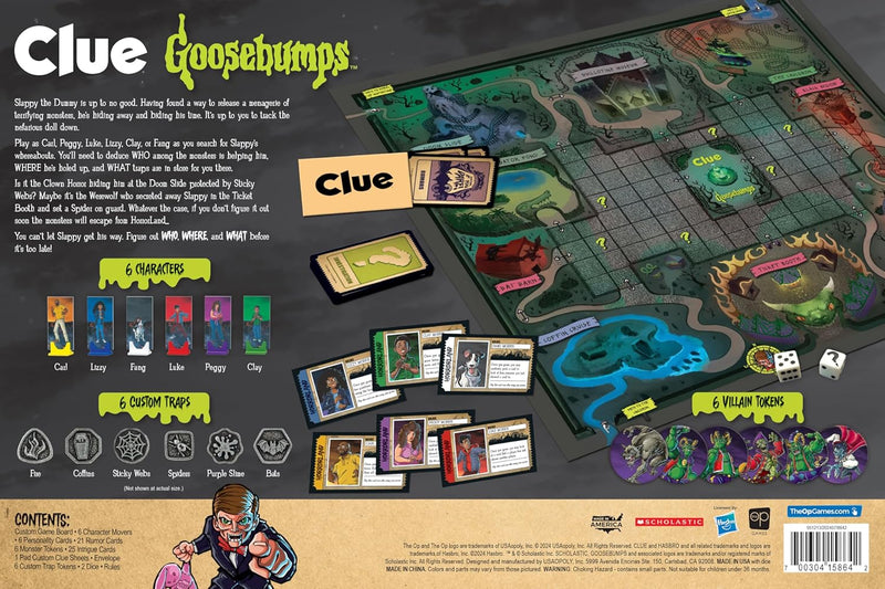 Cargue la imagen en el visor de la galería, USAopoly CLUE: Goosebumps Classic Board Game
