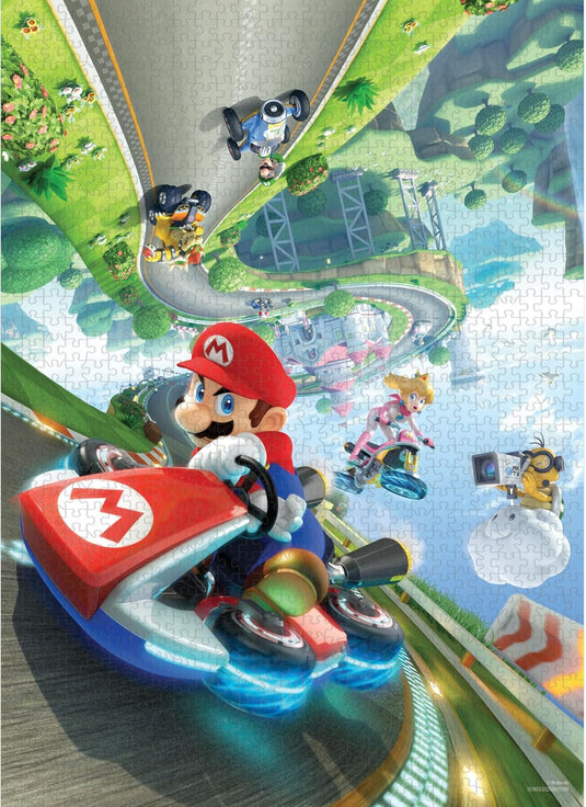 USAopoly Mario Kart “Anti-Gravity” 1,000 Piece Jigsaw Puzzle