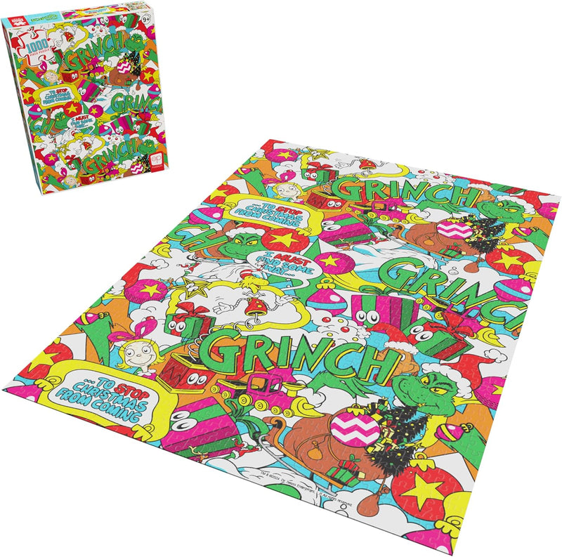 Cargue la imagen en el visor de la galería, USAopoly Grinch “Poppin” 1,000 Piece Jigsaw Puzzle

